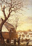 AVERCAMP, Hendrick Winter Landscape  ggg France oil painting artist